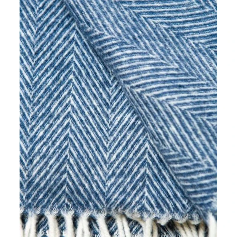 Pled Hom-me, 130x170 sm, birnəfərlik, yun, göy