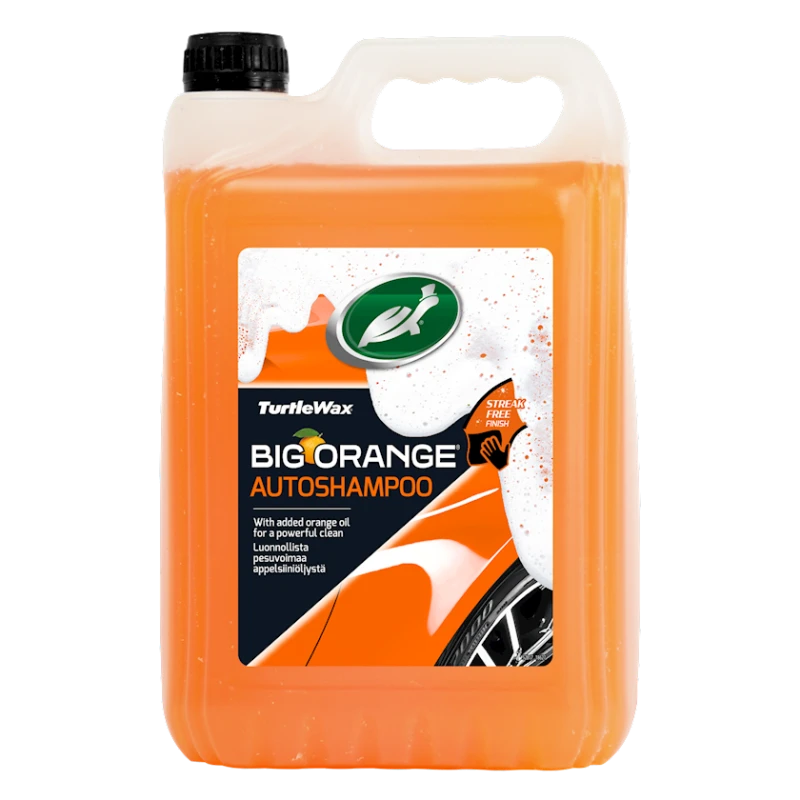 Автошампунь Turtle Wax Streak Free Big Orange Shampoo 5 л Автошампунь Turtle Wax Streak Free Big Orange Shampoo 5 л