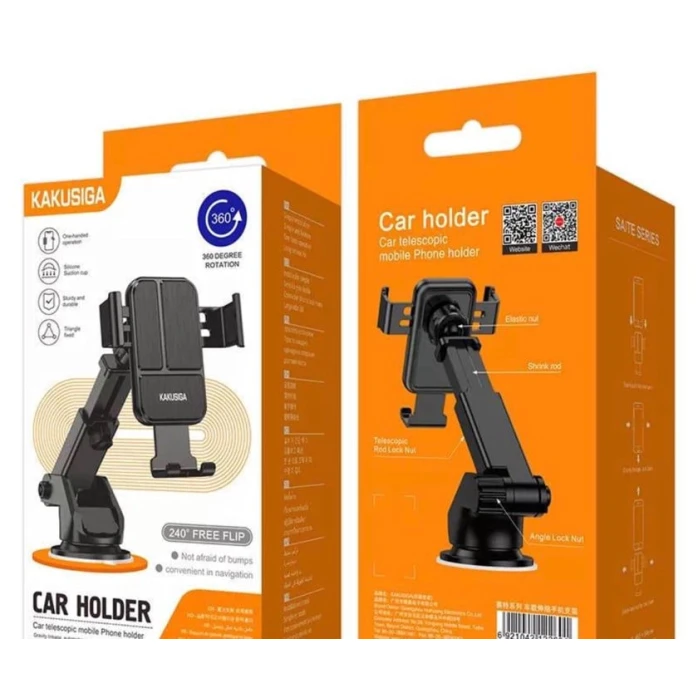 Автомобильный держатель Kakusiga 240 Free Flip + Hicucoo В подарок