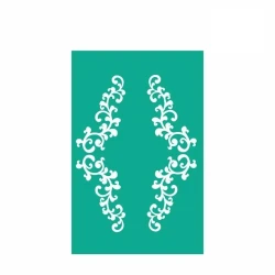 Трафарет самоклеящийся Rosa Talent, 13x20 см, №900 Рамки