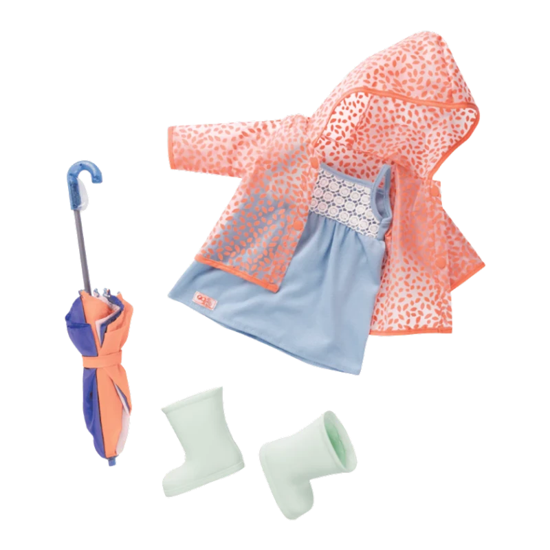 Набор одежды для кукол Our Generation Deluxe Дождевик, Разноцветный Набор одежды для кукол Our Generation Deluxe Дождевик, Разноцветный