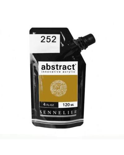 Akril boya Sennelier Abstract 252 Yellow Ochre, oxra sarı, 120 ml