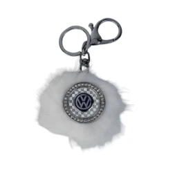 Açar üçün brelok Avroluks av_270 Volkswagen, metal, ağ