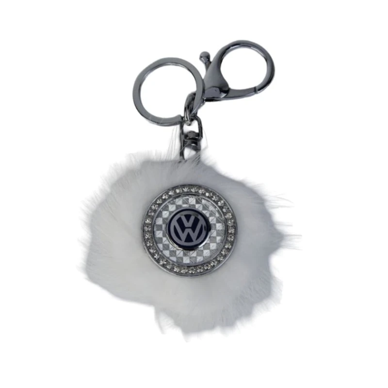 Брелок для ключей Avroluks av_270 Volkswagen, металл, белый Брелок для ключей Avroluks av_270 Volkswagen, металл, белый