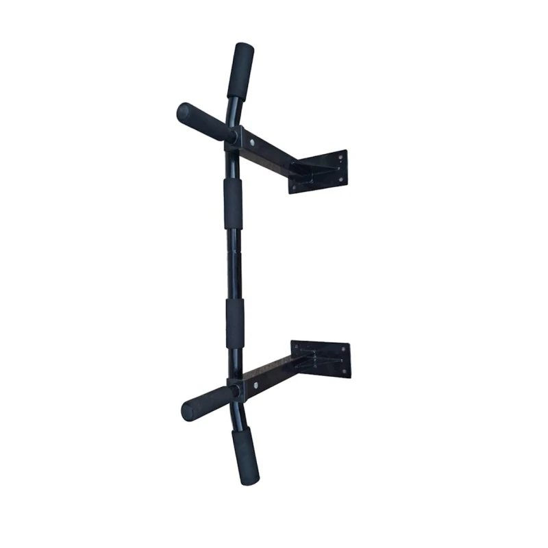 Turnik 2i 1də 252546, paslanmayan polad, qara