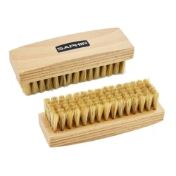 Щетка для обуви Saphir Shoe Shine Brush белая, 12.5 см