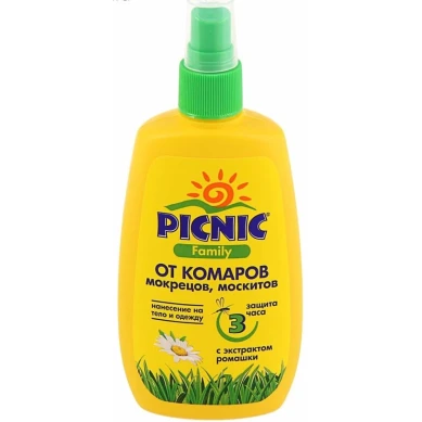 Спрей от комаров Arnest Picnic Family, 120 мл Спрей от комаров Arnest Picnic Family, 120 мл