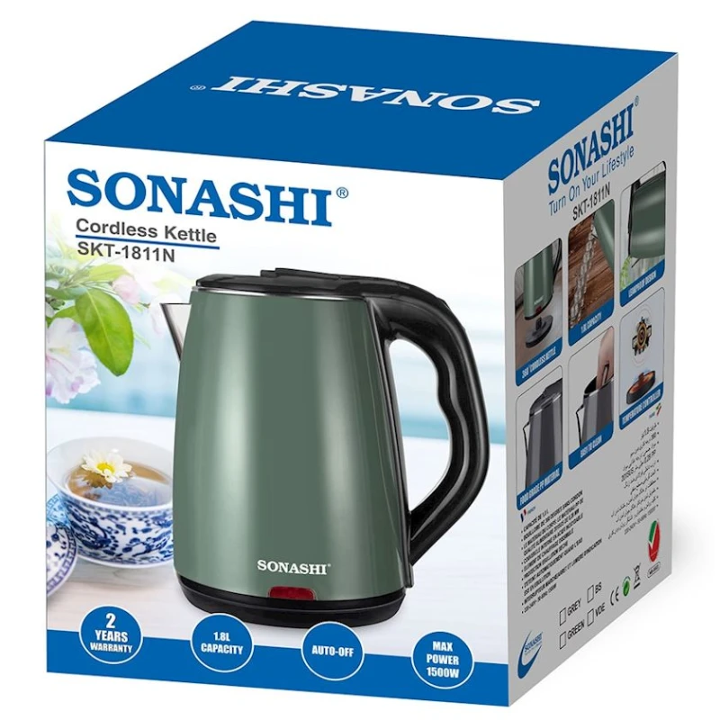 Электрочайник Sonash SKT-1811N Green Электрочайник Sonash SKT-1811N Green