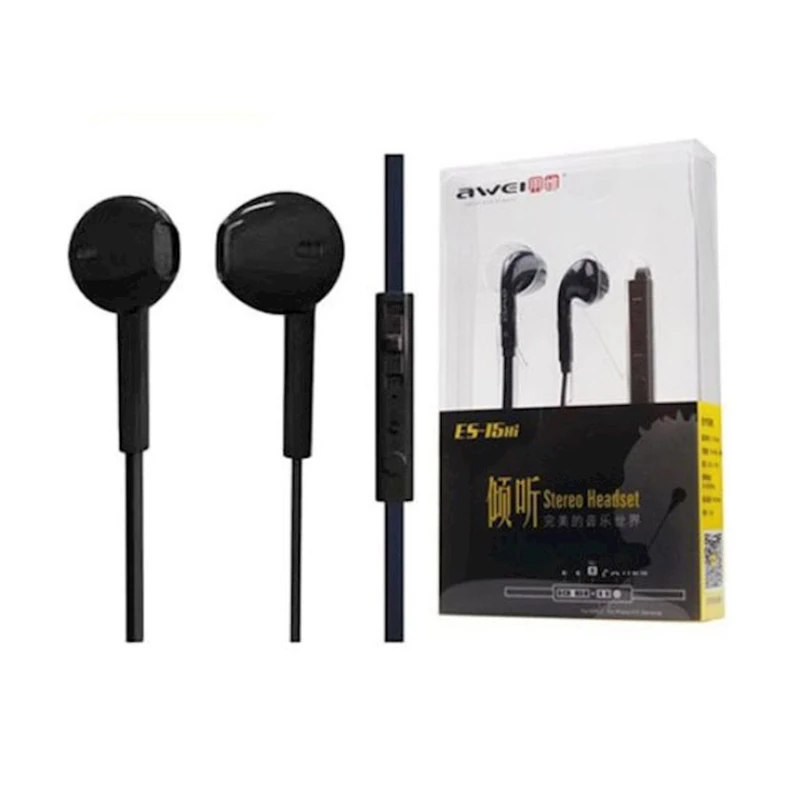 Проводные наушники Awei ES-15HI Black Проводные наушники Awei ES-15HI Black