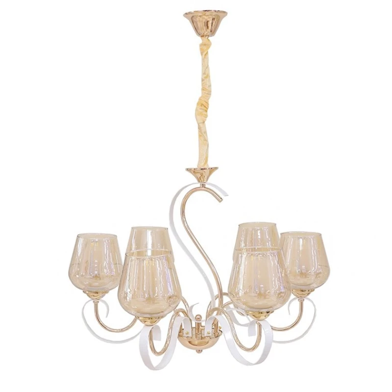 Люстра подвесная TM.30256 E27, золотистый