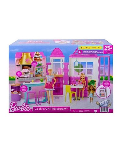 Oyun dəsti Barbie Ресторан Cook 'N Grill, 3+ yaş