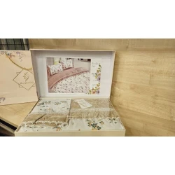Yataq dəsti Laura Grand ET-1234, yorğan üzü 200x230 sm, mələfə 230x240 sm, yastıq üzü 50x70 sm, ikinəfərlik, pambıq, rəngbərəng