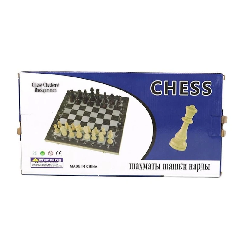 Шахматы + шашки + нарды (3 в 1), дерево, бежевые, 48х48 см Шахматы + шашки + нарды (3 в 1), дерево, бежевые, 48х48 см