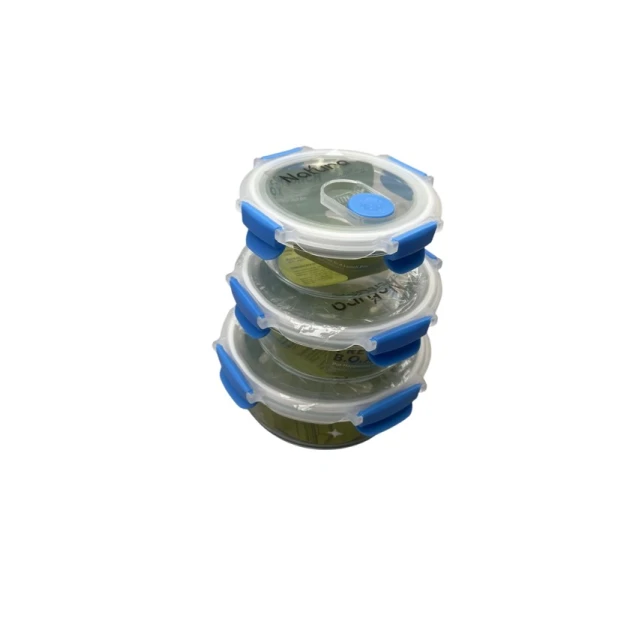 Набор контейнеров PP-LL-005, стекло/силикон, 3 шт Набор контейнеров PP-LL-005, стекло/силикон, 3 шт