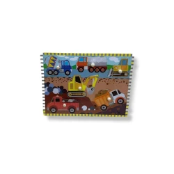 Пазл с фигурками машин для детей, 3+ лет