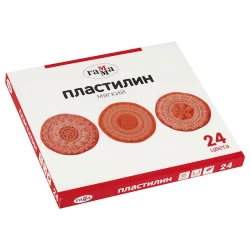 Пластилин Гамма 2001241, 24 цвета