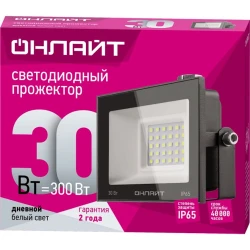 Прожектор Онлайт 71 658 OFL-30-6K-BL-IP65-LED