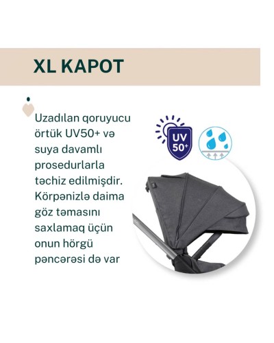 Uşaq arabası Chicco Bellagio Black Satin, qara, 106x82x55 sm, 0+ ay