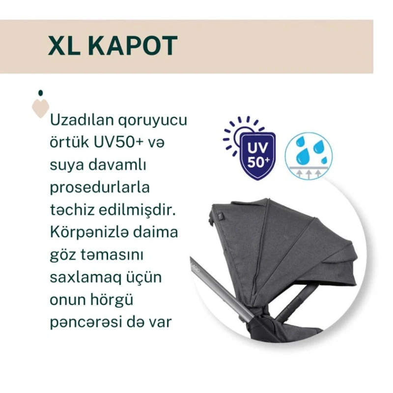 Детская коляска Chicco Bellagio Black Satin, qara, 106x82x55 см, 0+ месяцев