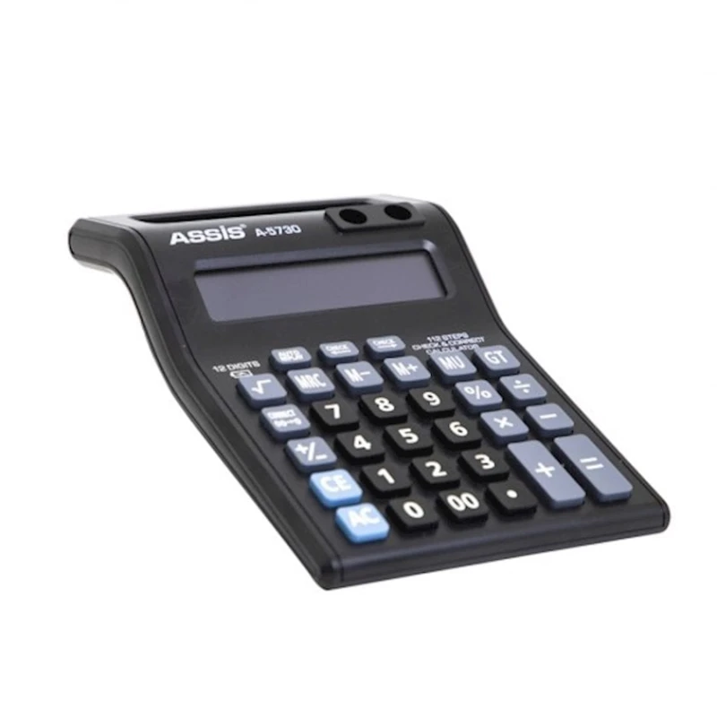 Kalkulyator Assis A-5730 12 rəqəm, double display