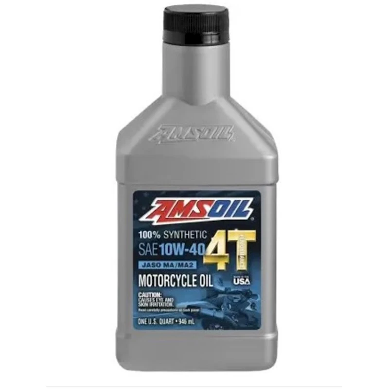 Моторное масло Amsoil 10W-40 Synthetic 4T Motorcycle Oil, 946 мл MC4QT