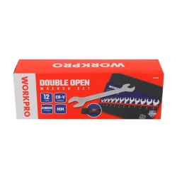 Набор рожковых ключей Workpro WP202507, 12 шт Набор рожковых ключей Workpro WP202507, 12 шт