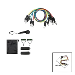 Набор эспандеров Raciness 202022000001, 5 шт, 140 см, разноцветный