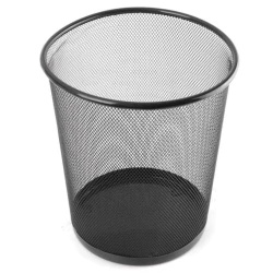 Мусорная корзина для офиса S, 19x23x26.5 см, металл, черное Мусорная корзина для офиса S, 19x23x26.5 см, металл, черное