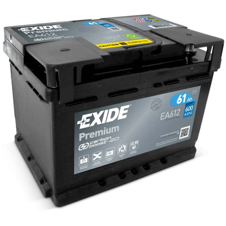 Автомобильный аккумулятор Exide Premium EA612 Автомобильный аккумулятор Exide Premium EA612