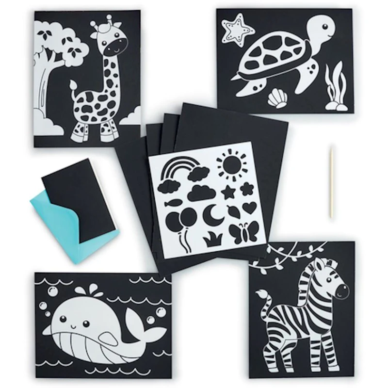 Набор для скрапбукинга Addo Play LTD Rainb Scrtch Art Cdu 318-18128-B, 3+ лет Набор для скрапбукинга Addo Play LTD Rainb Scrtch Art Cdu 318-18128-B, 3+ лет