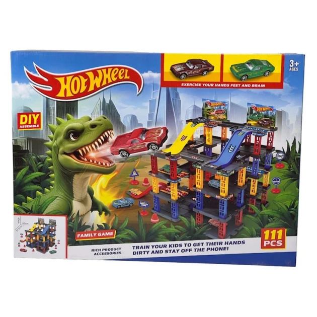 Игровой набор T876-6 Hot Wheels Racing Car, 111 предметов