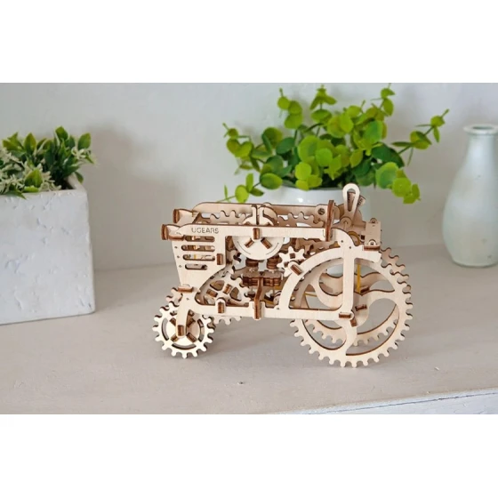 3D пазл SmartWood Tractor, 23x13x1.5 см