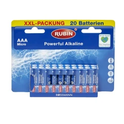 Батарейки Rubin AAA Micro Powerful Alkaline 20 шт