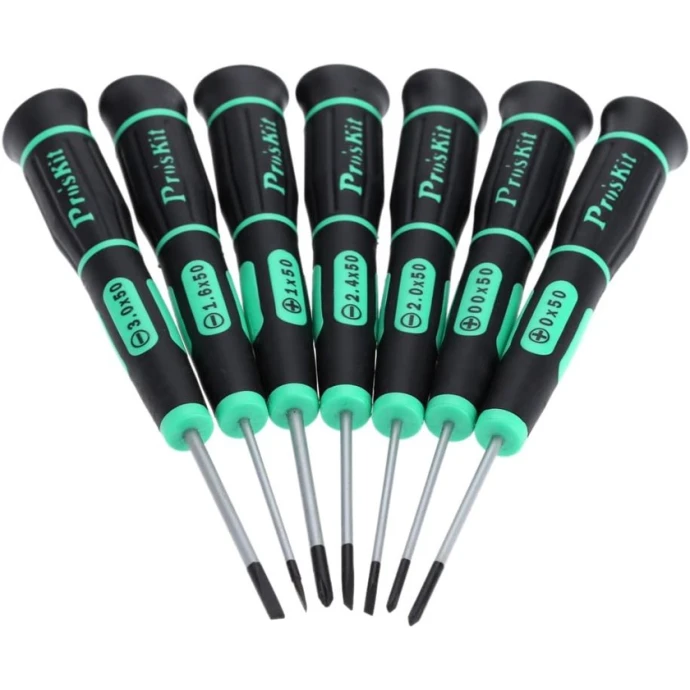 Набор отверток Pro'sKit SD-081A, зеленый, 7 шт