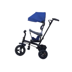 Детский трехколесный велосипед 710-1, от 4 месяцев, синий Детский трехколесный велосипед 710-1, от 4 месяцев, синий