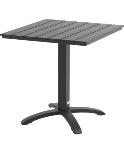 Bağ masası JYSK Hobro 70х70x72 sm, qara