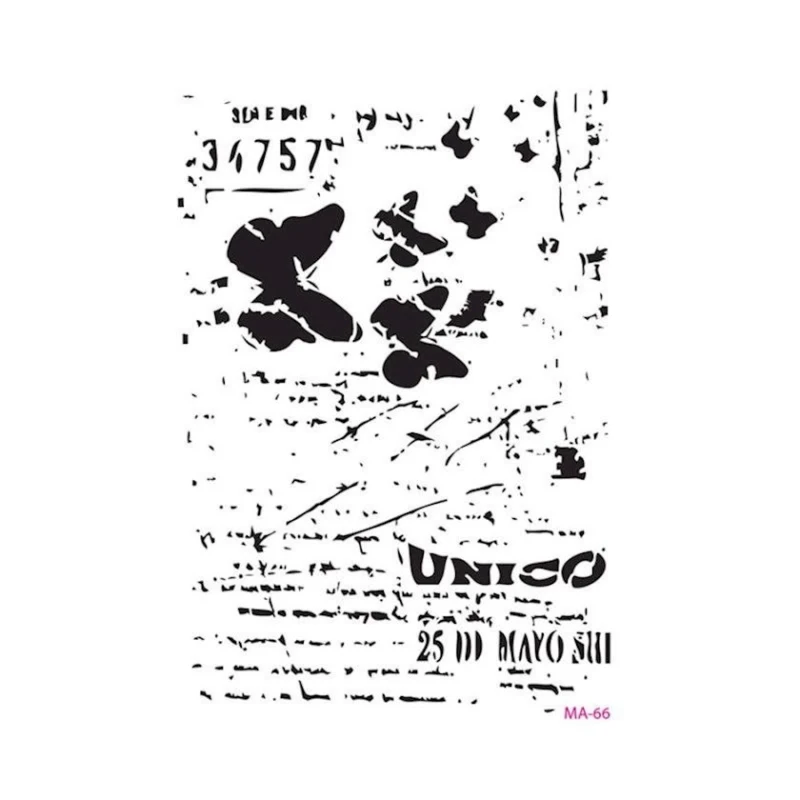 Трафарет Mix Media MA Stencil MA Serie 66, 21х29 Трафарет Mix Media MA Stencil MA Serie 66, 21х29