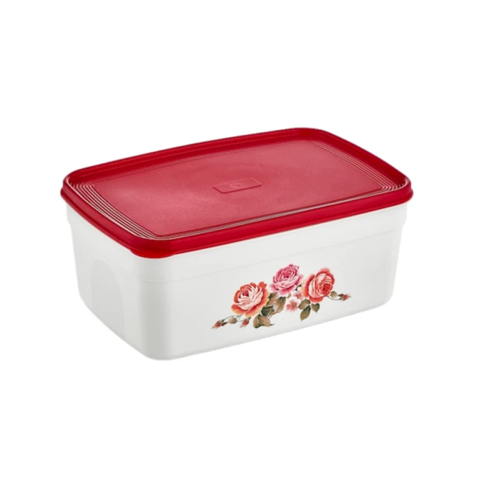 Контейнер для хранения Özmet NH_098, 5 л, пластик, красный/белый Контейнер для хранения Özmet NH_098, 5 л, пластик, красный/белый