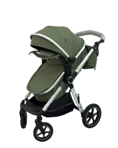 Uşaq arabası Kidilo H2X, tünd yaşıl