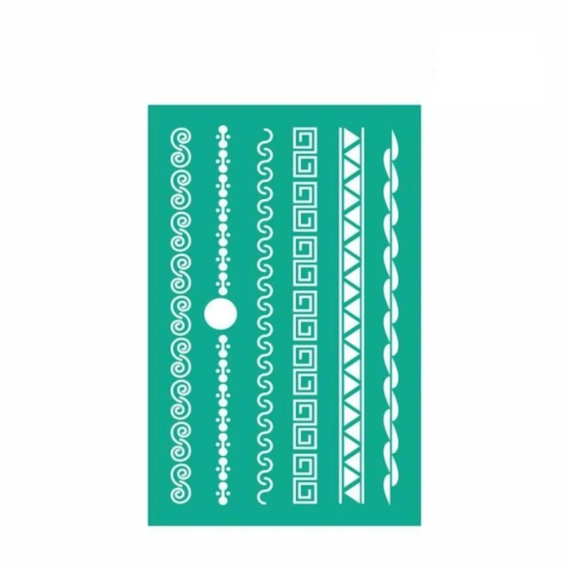 Трафарет самоклеящийся Rosa Talent, 13x20 см, №201 Абстракция