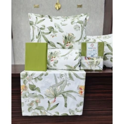 Комплект постельного белья Trend Cotton 00004500, пододеяльник 200x220 см, простыня 240x260 см, 2 наволочки 50x70 см, двуспальный, хлопок, разноцветный