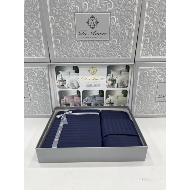 Комплект постельного белья MiraNova FS-582, простыня 170х240 см, пододеяльник 160х220 см, наволочка 50х70 см, односпальный, хлопок, синий Комплект постельного белья MiraNova FS-582, простыня 170х240 см, пододеяльник 160х220 см, наволочка 50х70 см, односпальный, хлопок, синий