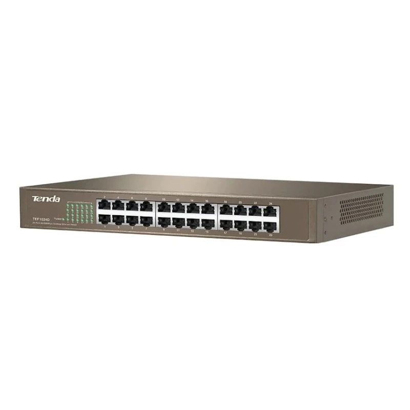 Коммутатор Tenda TEF1024D 24-Port 10/100 Switch