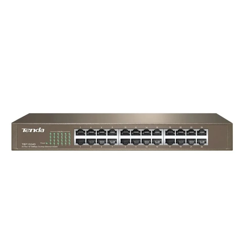 Коммутатор Tenda TEF1024D 24-Port 10/100 Switch