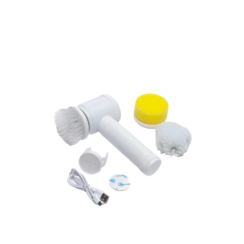 Elektrikli təmizləmə fırçası 5-i 1-də, ağ