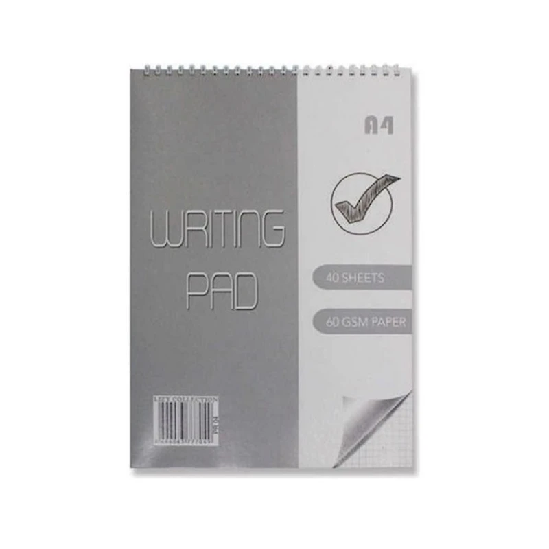 Блокнот Lizy A4, 40 листов, на спирали, серый Блокнот Lizy A4, 40 листов, на спирали, серый