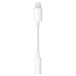 Адаптер Apple Lightning to 3.5 mm Aux, Белый