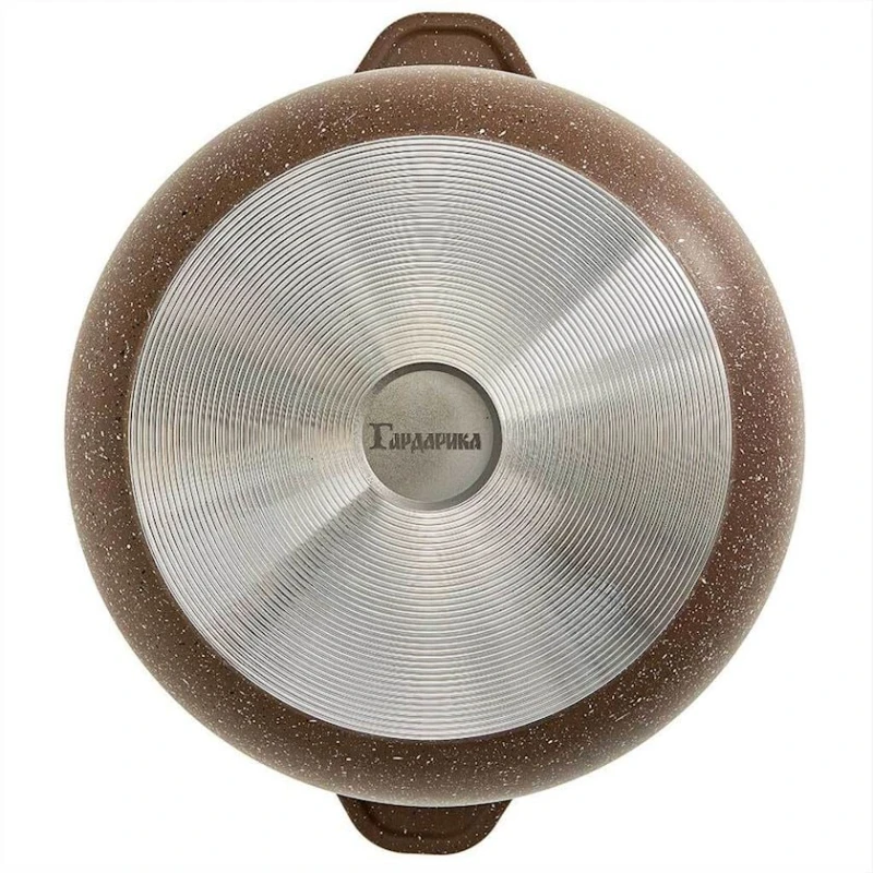 Кастрюля Gardarika GRQZKR24, 4 л, 24 см, алюминий, коричневая