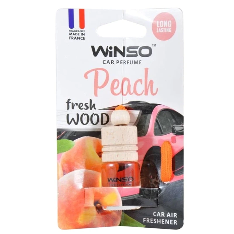 Ароматизатор для автомобиля Winso Fresh Wood Peach, 4 мл Ароматизатор для автомобиля Winso Fresh Wood Peach, 4 мл