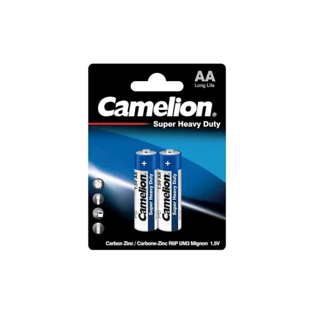 Батарейка Camelion Super Heavy Duty AA Long Life 1.5V, 2 шт Батарейка Camelion Super Heavy Duty AA Long Life 1.5V, 2 шт